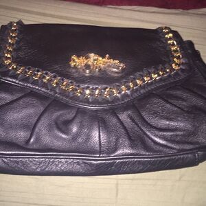 NWOT Betsey Johnson black clutch